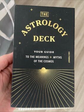 Chronicle Books Lunar Astrology Deck - Cream & Gold Box